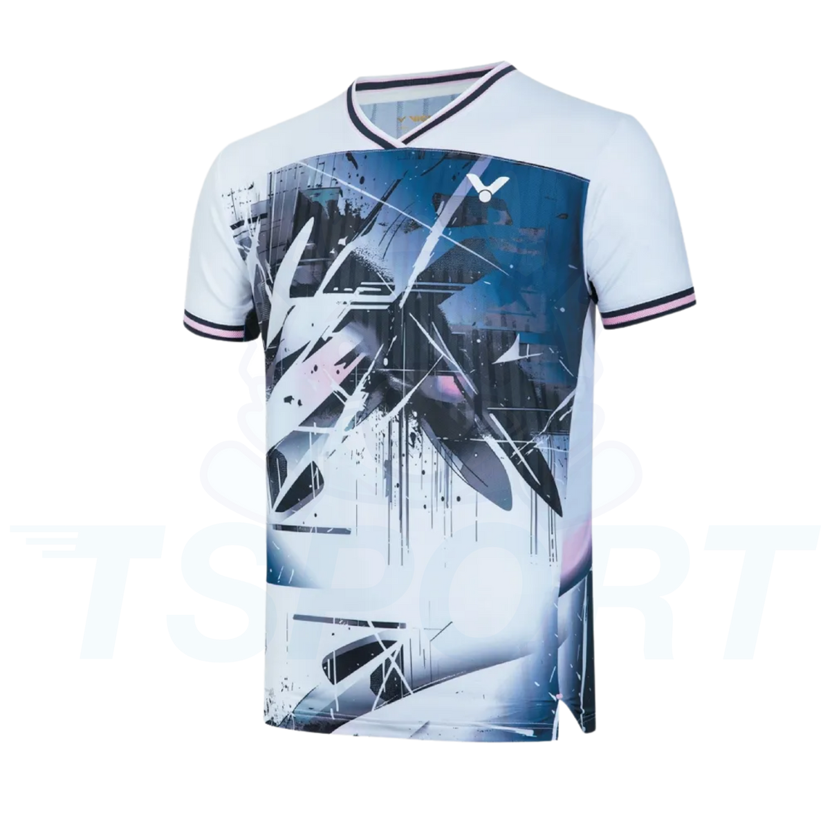 Victor Knitted Unisex Badminton T-Shirt T-60006-A - Bright White