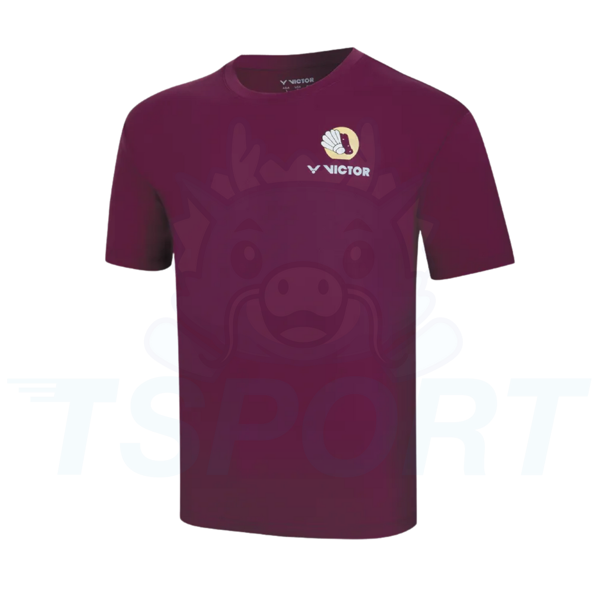 Victor Knitted Unisex Badminton T-Shirt T-60026-J - Tyrant Purple