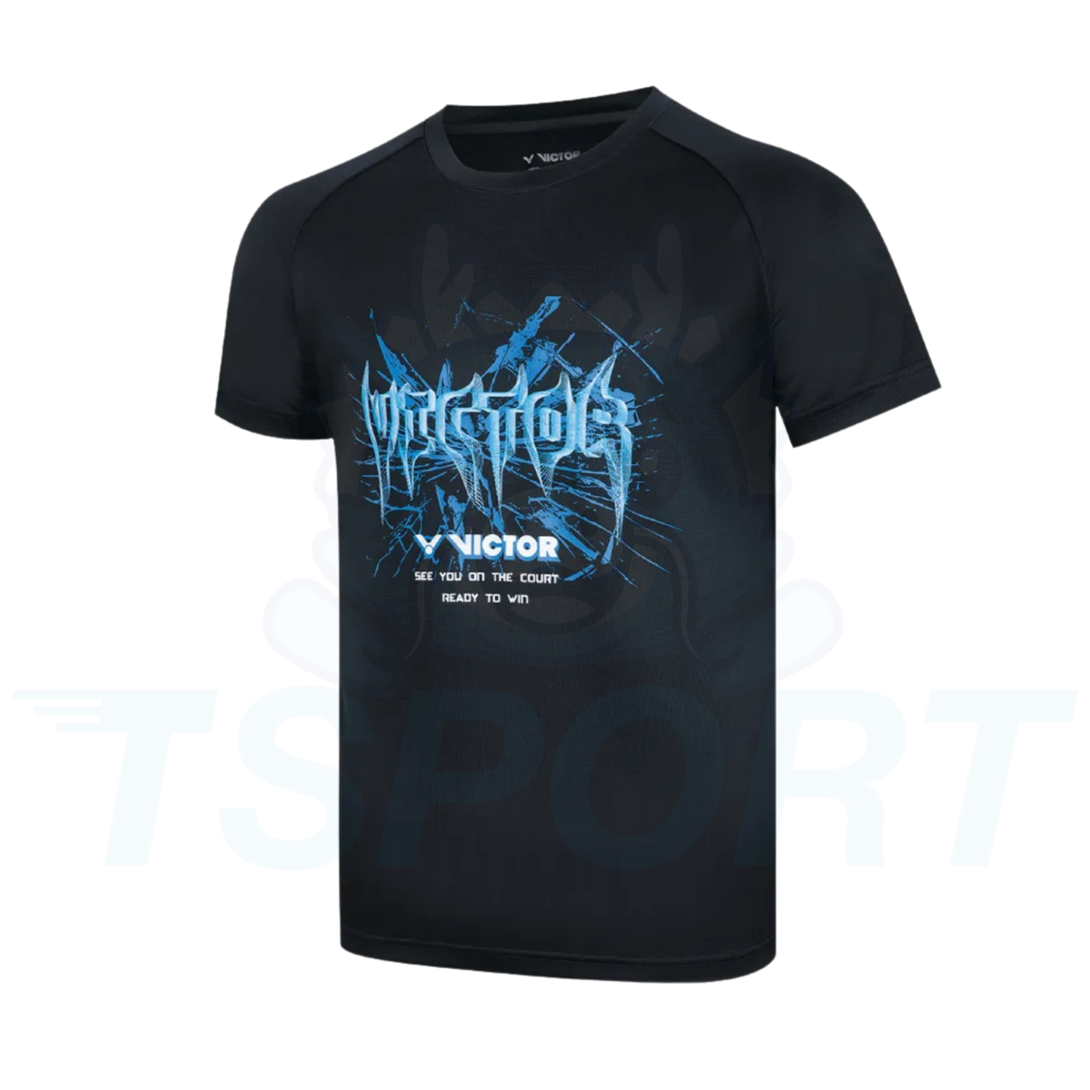Victor Knitted Unisex Badminton T-Shirt T-60030-C - Black