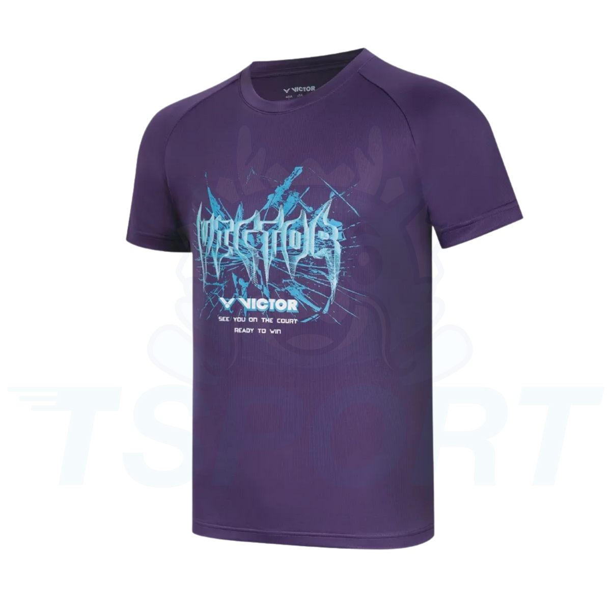 Victor Knitted Unisex Badminton T-Shirt T-60030-J - Grape Royale