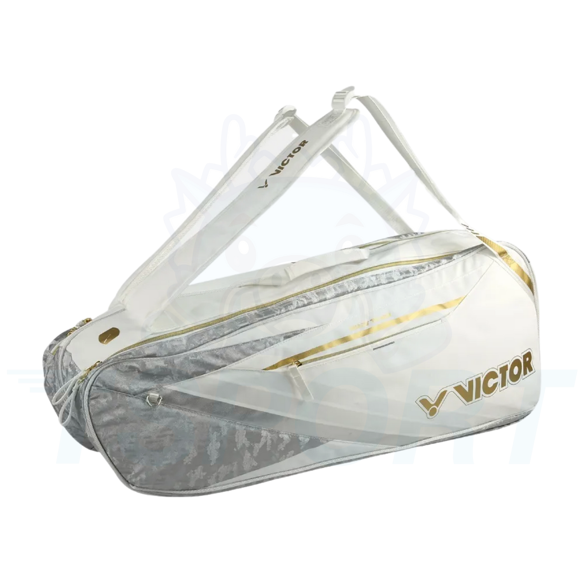 Victor Badminton Racket Bag BR5260-AX - Bright White / Light Gold