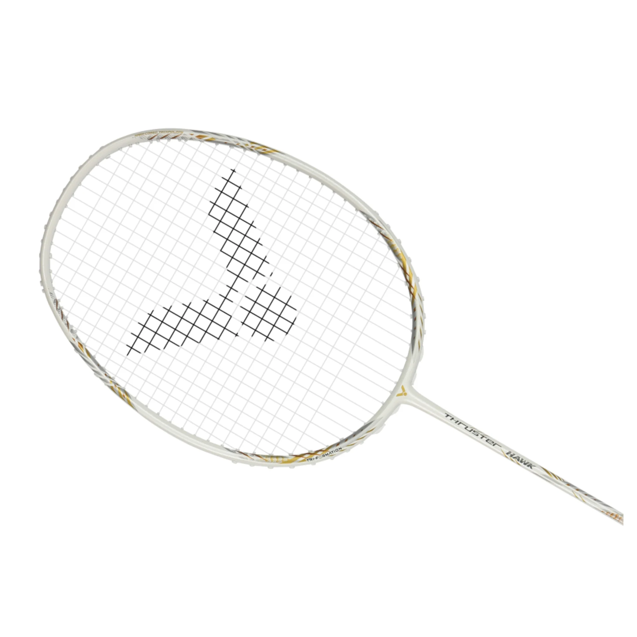 Victor Thruster Hawk A Badminton Racket - Pearly White