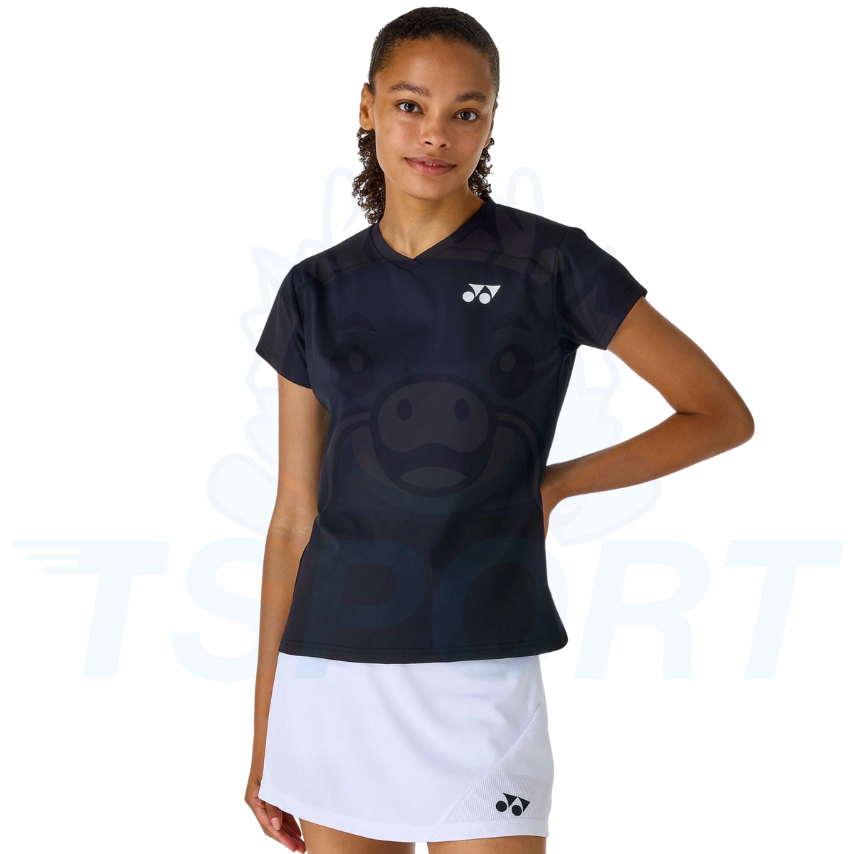 Yonex Practice Crew Neck Women Shirt 20961YX - Black