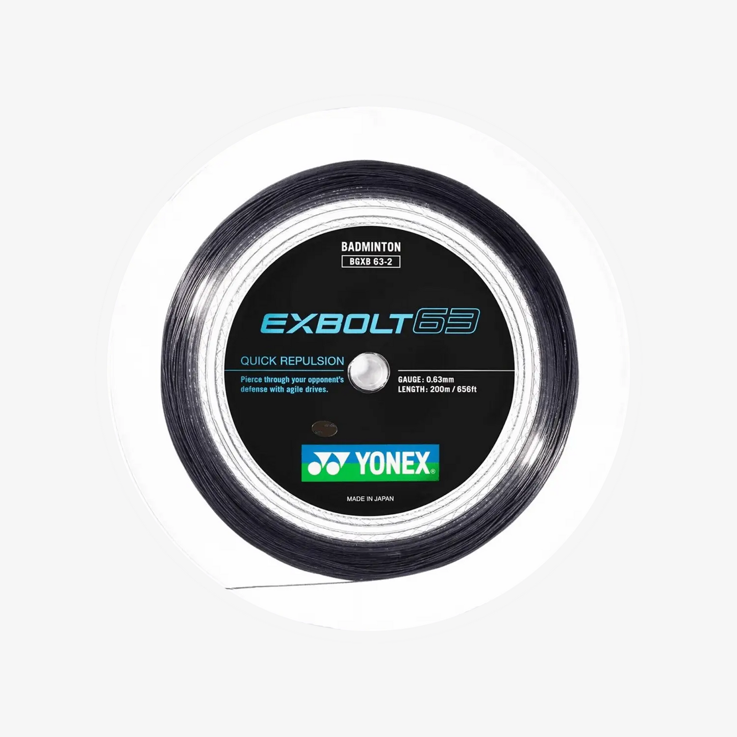 Yonex Exbolt 63 Badminton String [200m Reel] (ABGXB63)