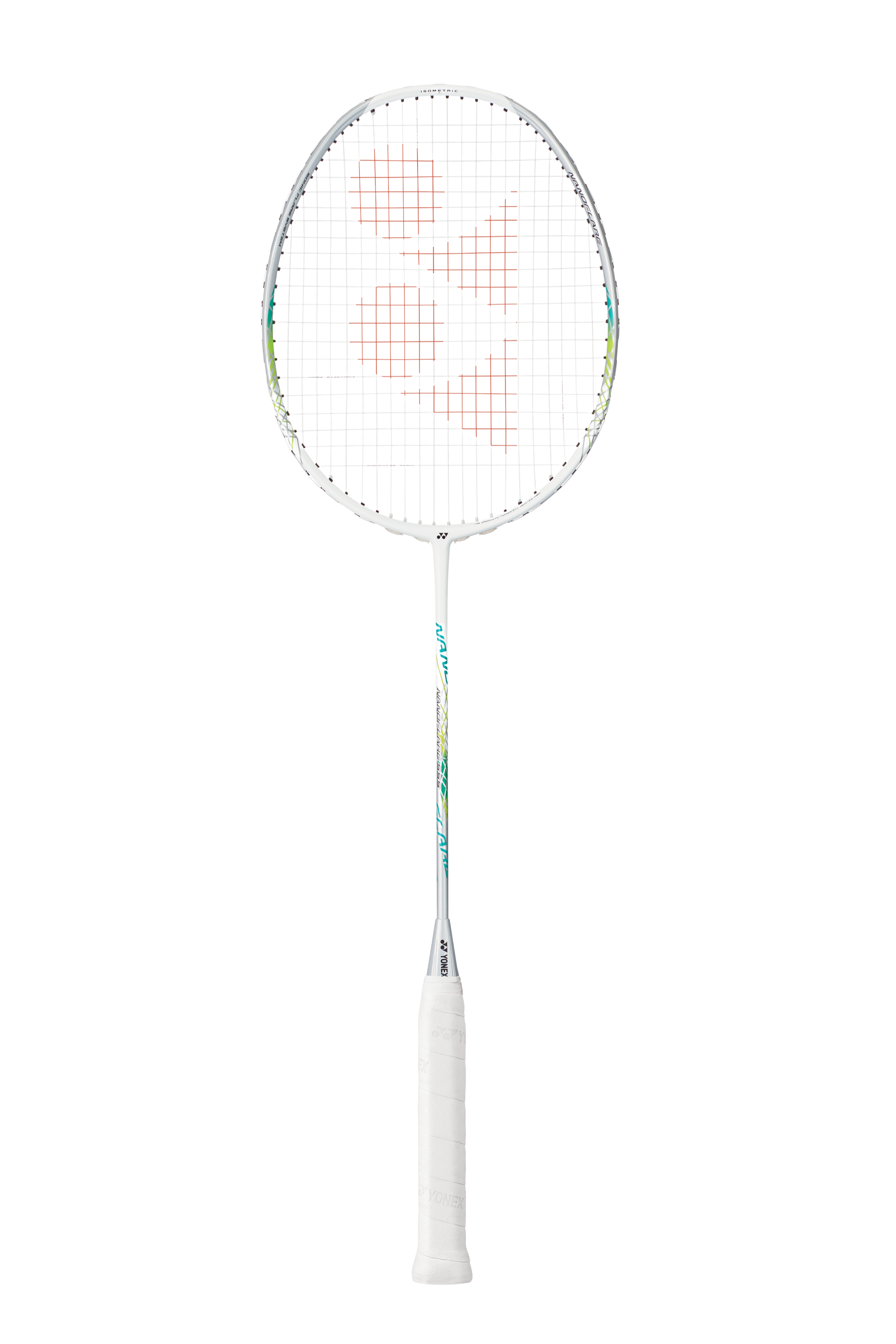 Yonex Nanoflare 555 Badminton Racket - Pre Strung - Metallic White