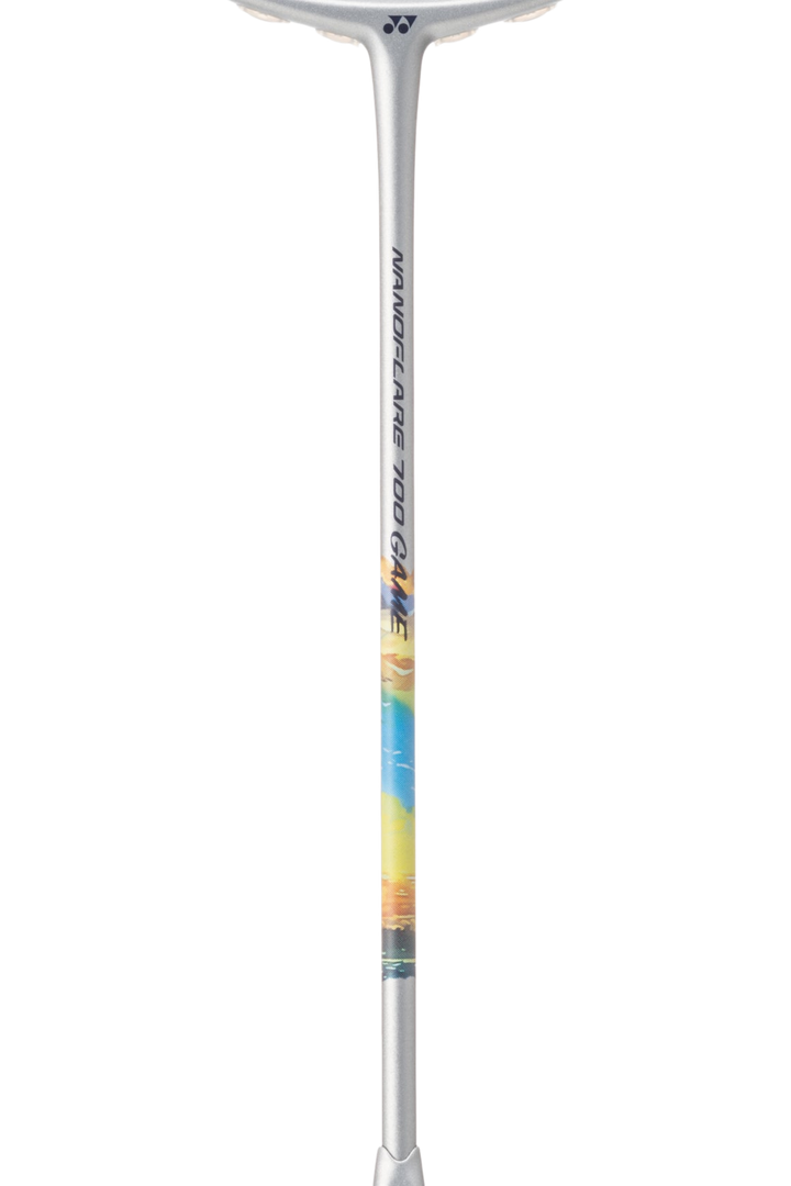Yonex Nanoflare 700 Game Badminton Racket - Pre Strung - Silver / Blue Sky
