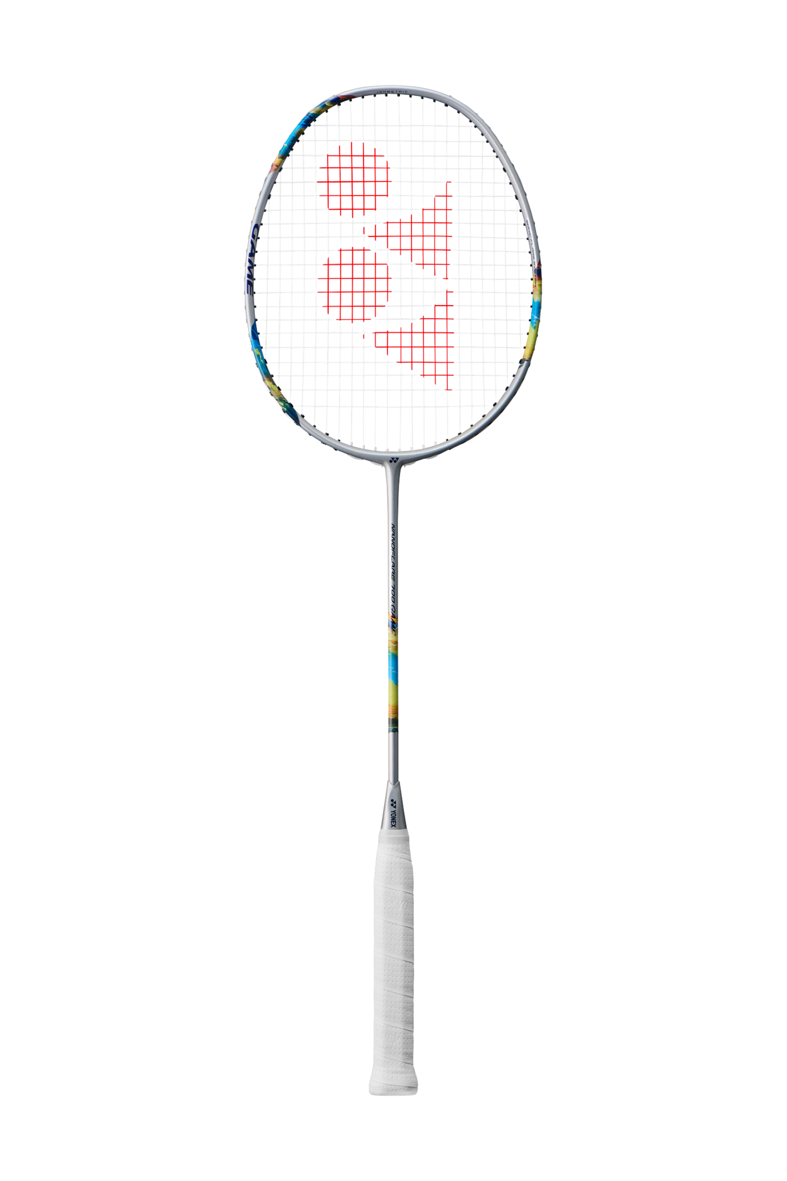 Yonex Nanoflare 700 Game Badminton Racket - Pre Strung - Silver / Blue Sky