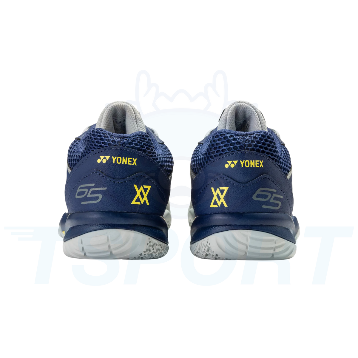 Yonex x Viktor Axelsen Power Cushion 65 X VA Unisex Badminton Shoes - Silver / Navy