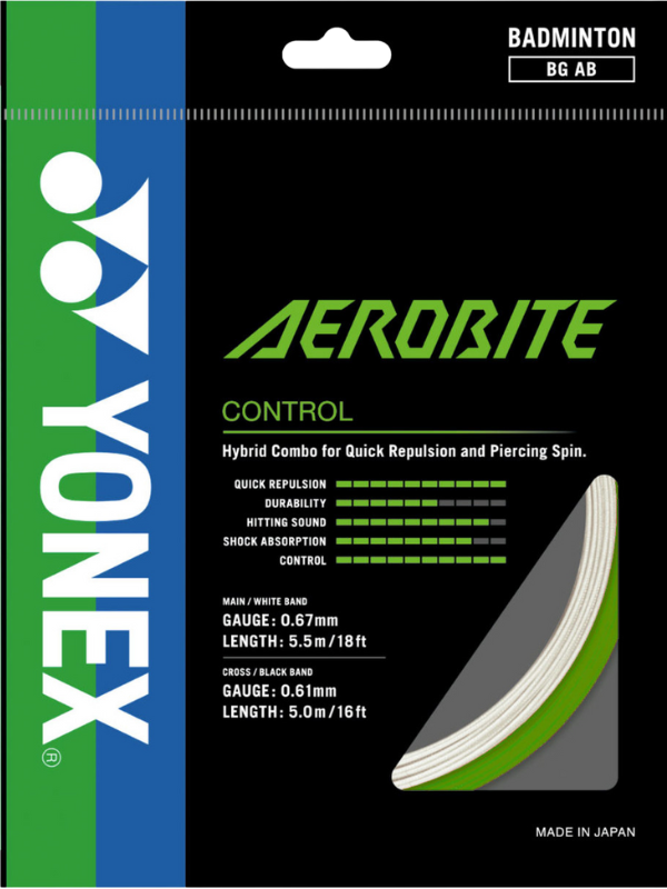Yonex AEROBITE Badminton String - 10m Set