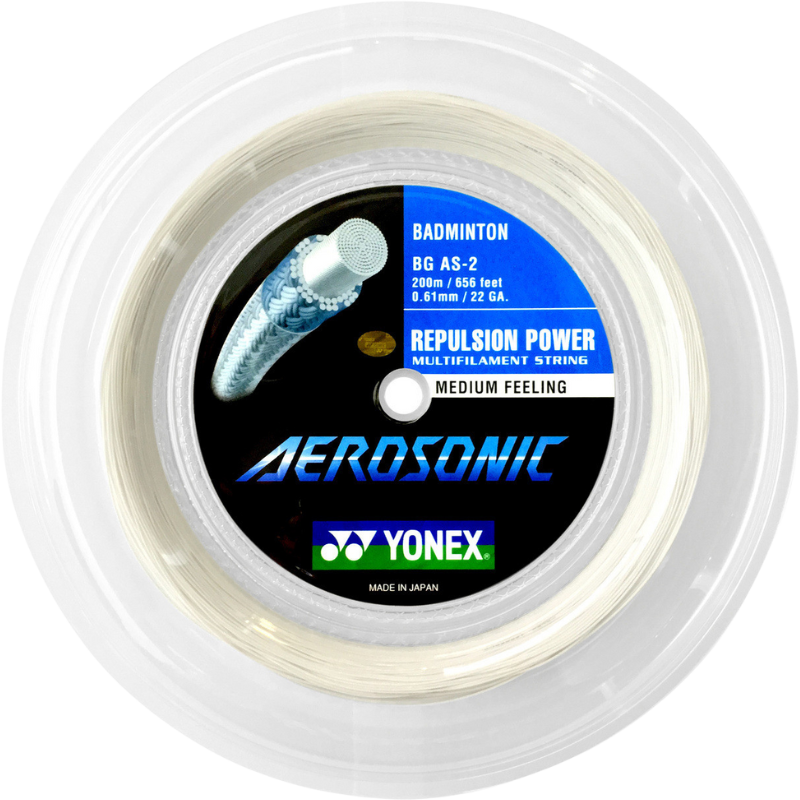 Yonex AEROSONIC Badminton String - 200mm Reel