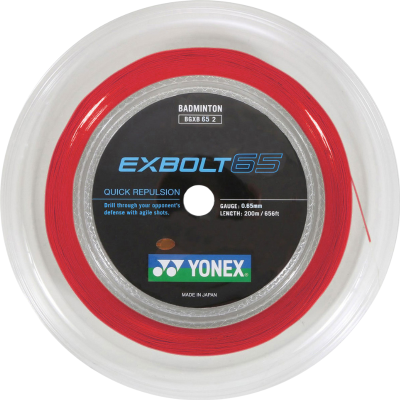 Yonex EXBOLT 65 Badminton String - 200m Reel