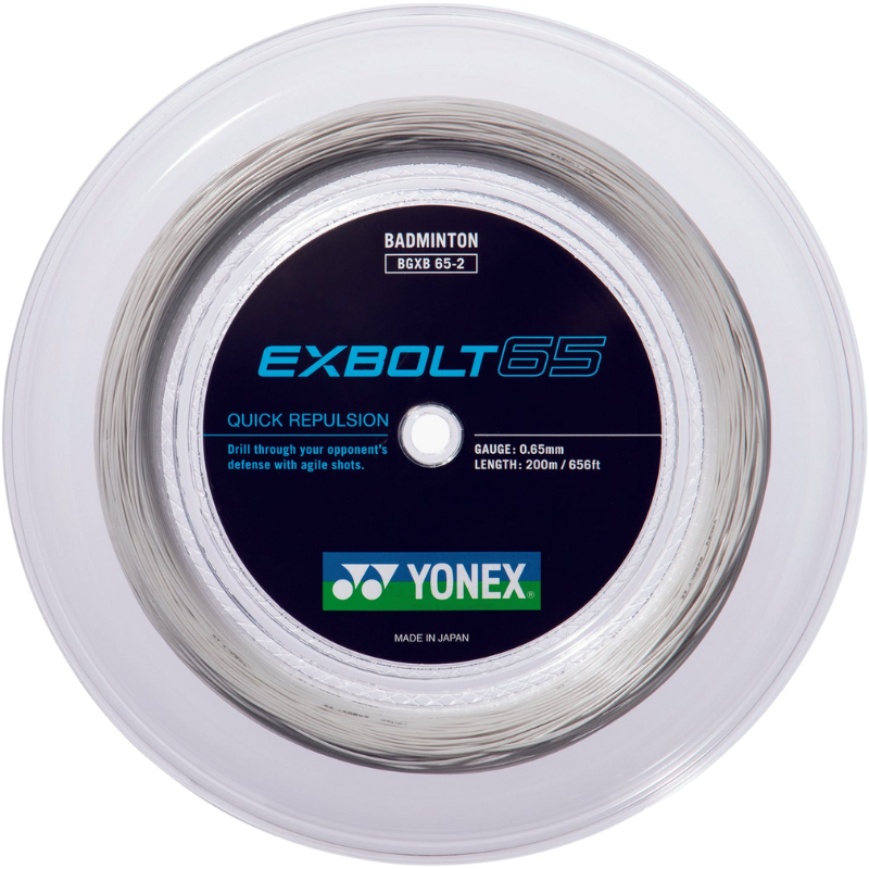 Yonex EXBOLT 65 Badminton String - 200m Reel