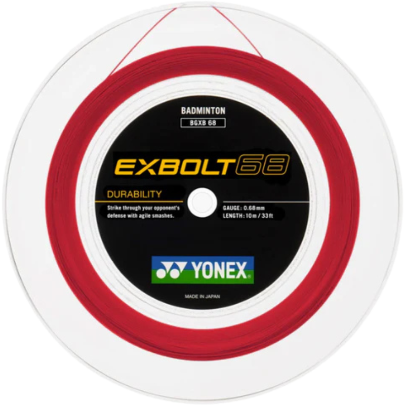 Yonex EXBOLT 68 Badminton String - 200m Reel