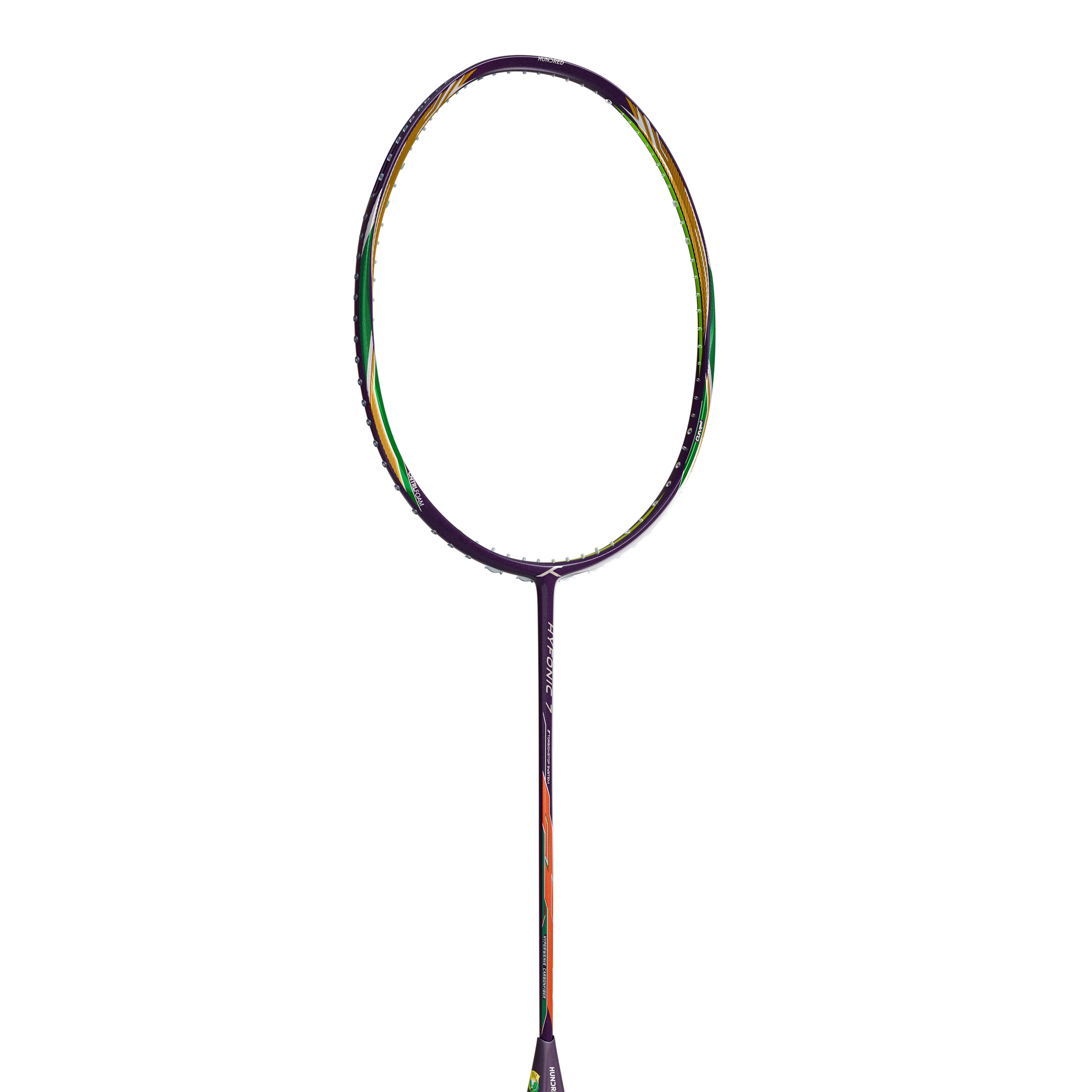 Hundred Hyfonic 7 (4U) DK Badminton Racket Purple/Green
