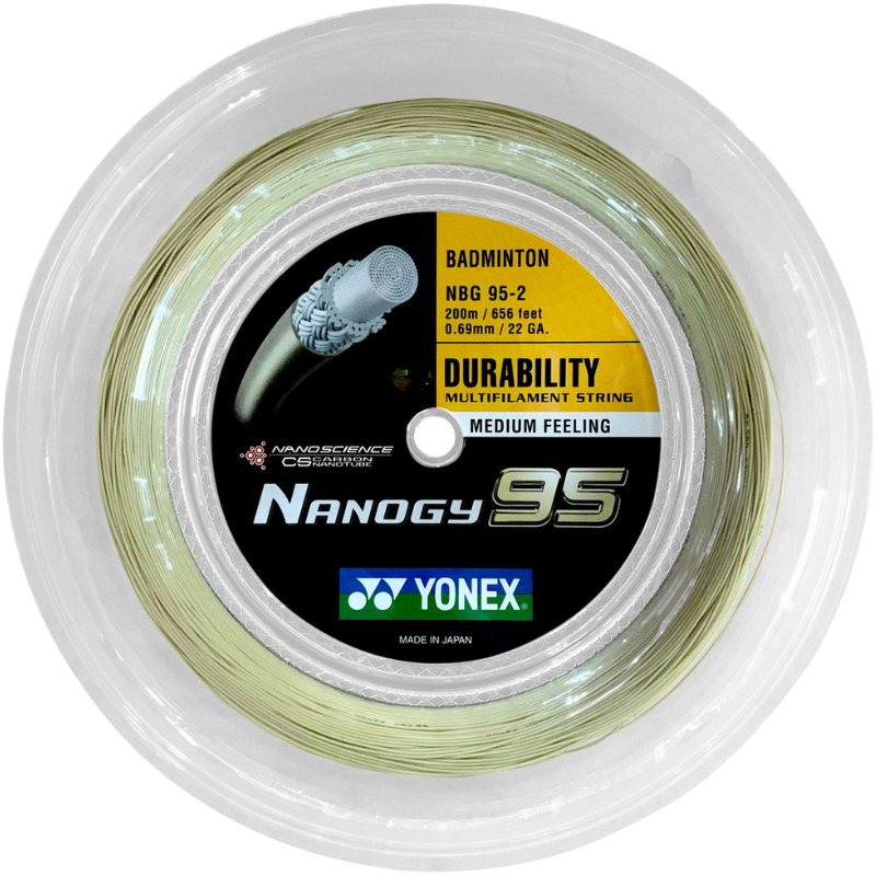 Yonex NANOGY 95 Badminton String - 200m Reel