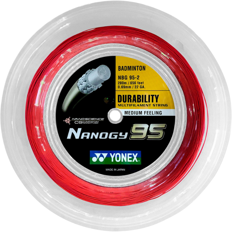 Yonex NANOGY 95 Badminton String - 200m Reel