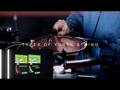 Yonex Aerobite 10m Badminton String (White/Blue)