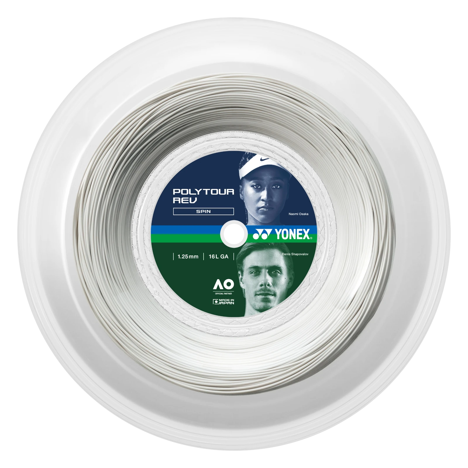 POLYTOUR REV 125 - REEL Tennis String